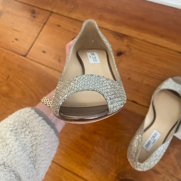 SILVER Jimmy Choo heels never worn - Picture 5 of 8